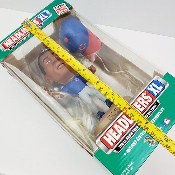 Chicago Cubs Vintage Figure Sammy Sosa Headliners XL 1999 MLB Baseball 90s NIB - Picture 8 of 11